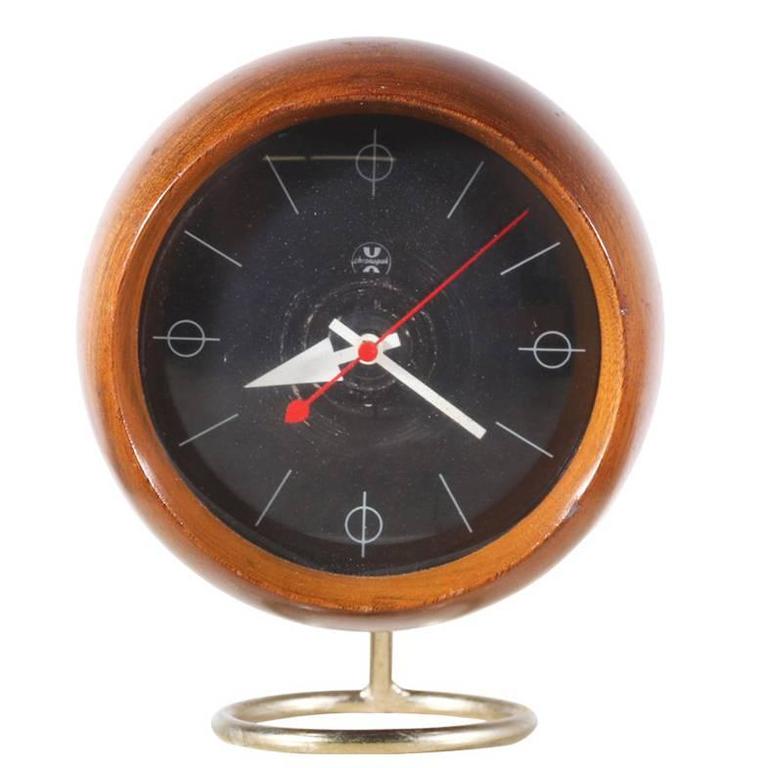 George Nelson Chronopak Orb Desk Clock For Howard Miller At George Nelson Chronopak Orb Desk Clock For Howard Miller