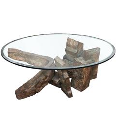 "Moment of Truth" Bronze Coffee Table by Philip and Kelvin LaVerne﻿