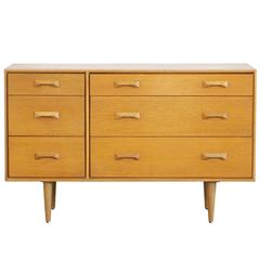 Vintage Oak Chest of Drawers by Sylvia & John Reid Stag Concorde, 1959