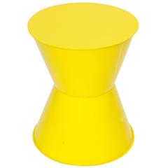 Yellow Lacquered Side Table 1