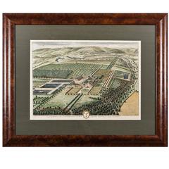 Hand Colored Copper Engraving "Ingleby Mannor" by Johannes Kip 9