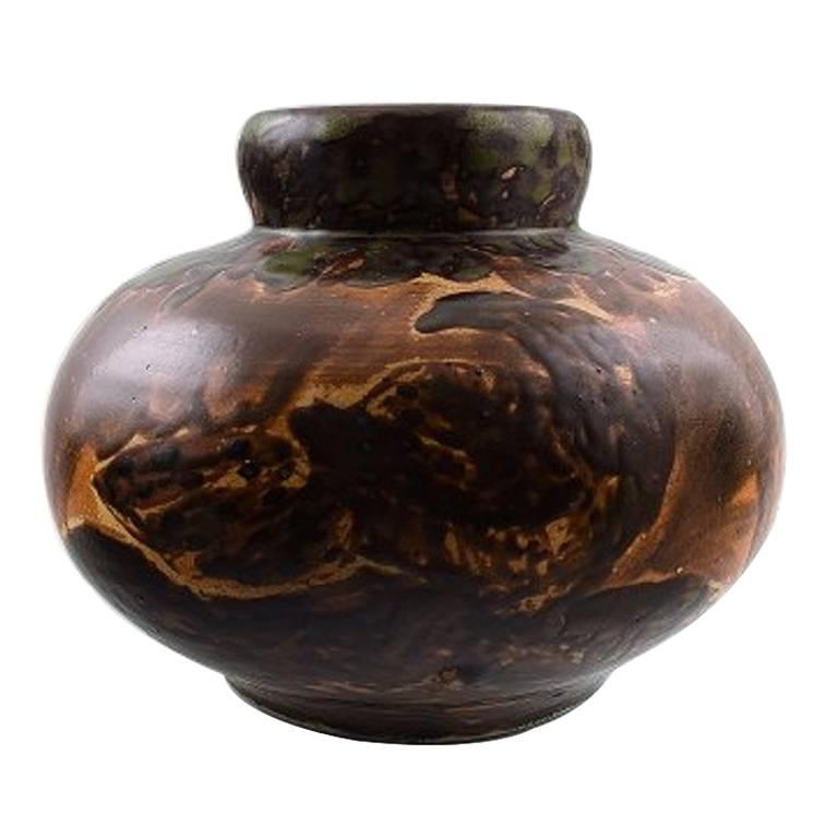 Unique Knud Kyhn for B&G, Bing and Grondahl Large Ceramic Vase, 1915 at  1stDibs