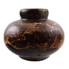 Unique Knud Kyhn for B&G, Bing & Grondahl Large Ceramic Vase, 1915