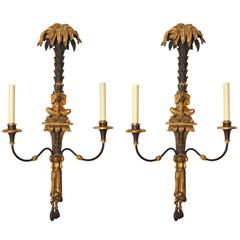 Pair of Italian Two-Light Wall Sconces 4