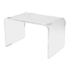 Small Lucite Waterfall Coffee Table or Side Table