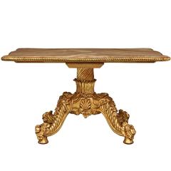 Italian 19th Century Giltwood and Onyx Center Table 9