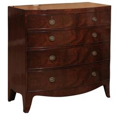English Mahogany Bowfront Chest of Drawers