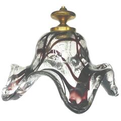 1960s Danish Glass Chandelier in the Style of Per Lütken 1960s Danish Glass Chandelier in the Style of Per Lütken