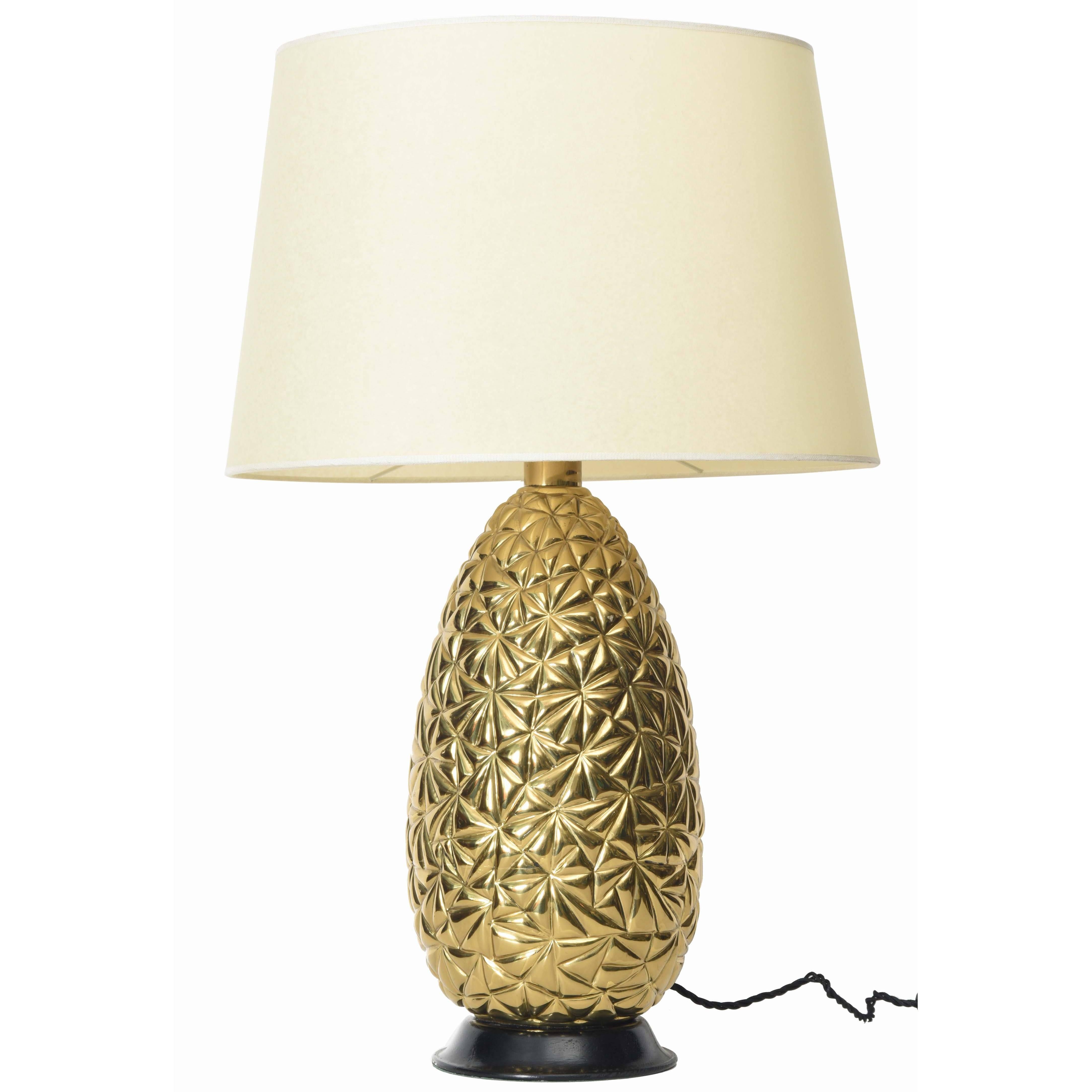 Brass Pineapple Table Lamp