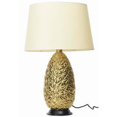 Brass Pineapple Table Lamp