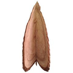 Abstract Organic Modern Wood Sculpture "Vestibule" Plum, 2008 8