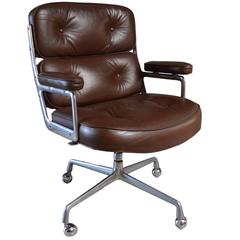 Vintage Leather Eames Time Life Chair 7