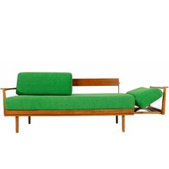 1950s Daybed Beechwood 'Knoll Antimott' by Wilhelm Knoll Mid-Century Modern