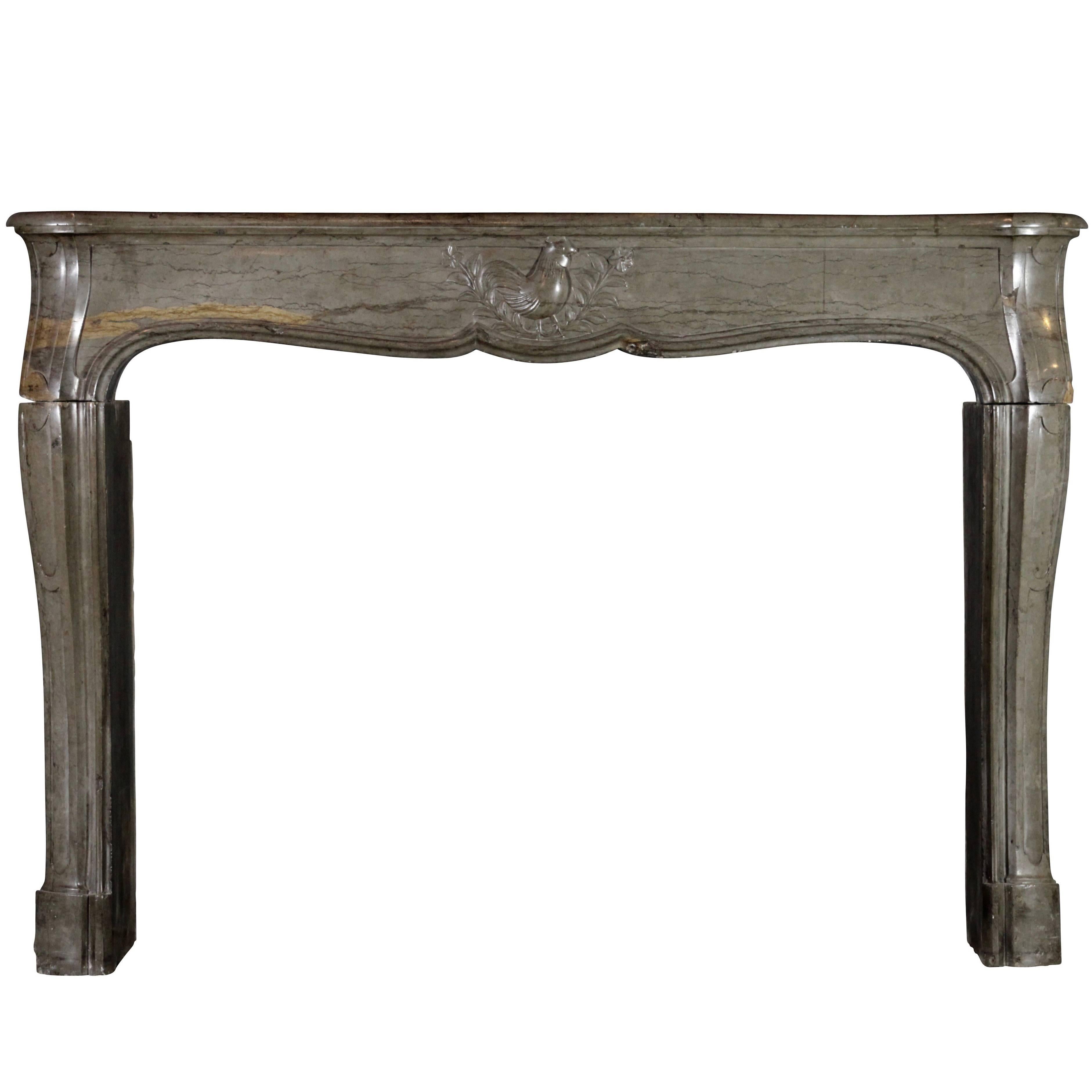 18th Century Original French Country Fireplace Mantle For Sale