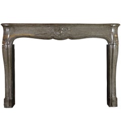 18th Century Original French Country Fireplace Mantle