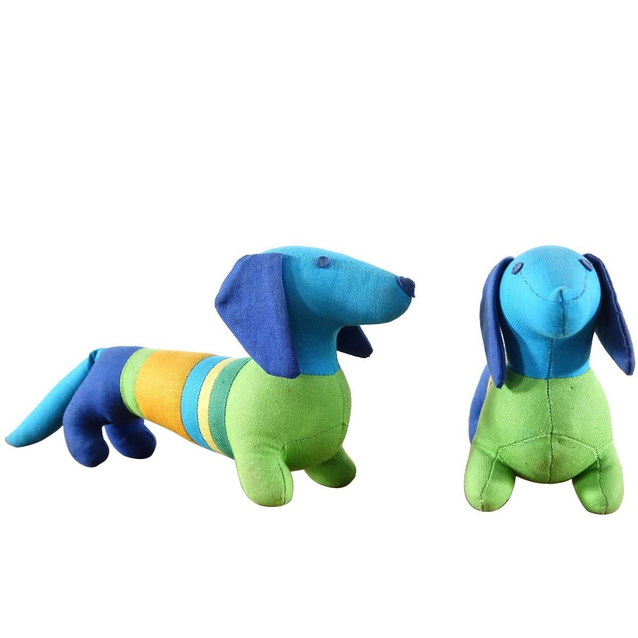 Pair of Olympia Waldi Dogs for the Olympic Games 1972 by Otl Aicher at  1stDibs