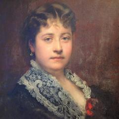 Jules Goupil Portrait of Young Woman, French School, 19th Century Jules Goupil Portrait of Young Woman, French School, 19th Century