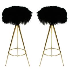 Pair of Stools Designed by Gio Ponti