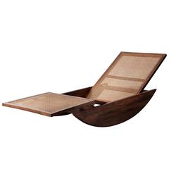 Rocking Chaise Longue with Cane Seat by Joaquin Tenreiro, Brazil, circa 1947 3