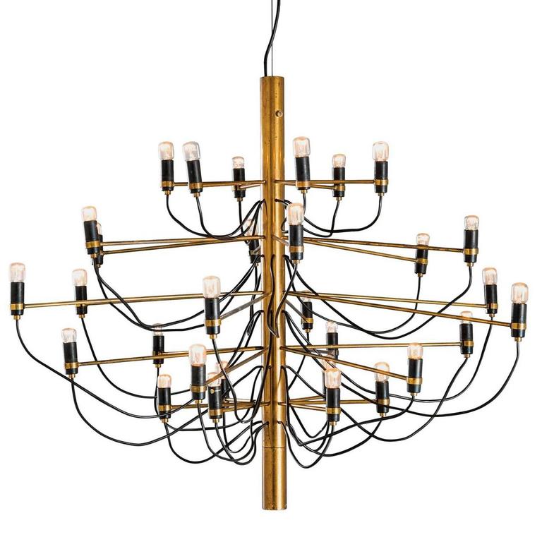 Gino Sarfatti Suspension Model 2097 30 Ion Arteluce 1958 Chandelier 2097 30 By Gino Sarfatti