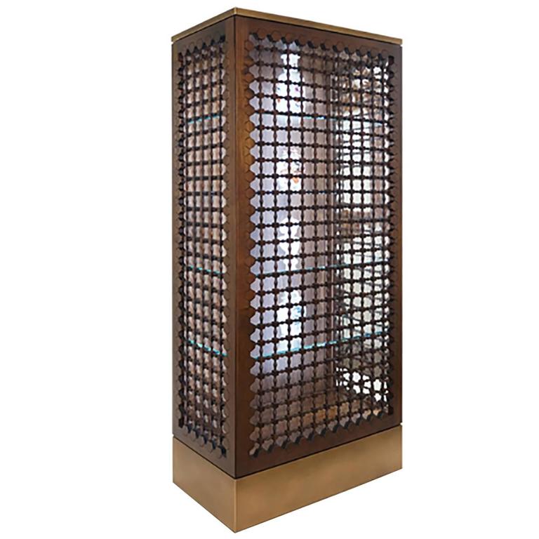 Mashrabiya vitrine, 2014, offered by Visilek Furniture LLC