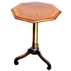 Antique Regency Rosewood and Thuya Occasional Table