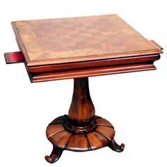 Antique 19th Century Mahogany Centre Games Table