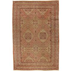 Antique 19th Century Oversize Persian Lavar Carpet