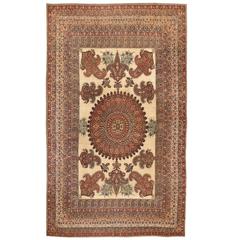 Antique 19th Century Oversize Persian Lavar Carpet