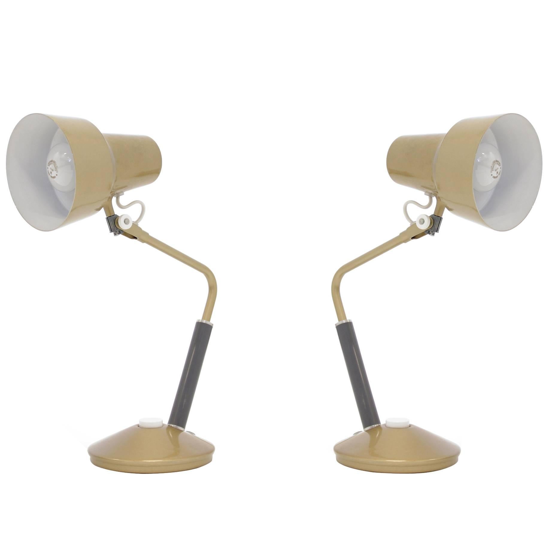 Pair of Norwegian Table Lamps by Jac Jacobsen, 1950s For Sale