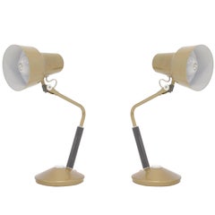 Coppia di lampade da tavolo norvegesi di Jac Jacobsen, anni '50