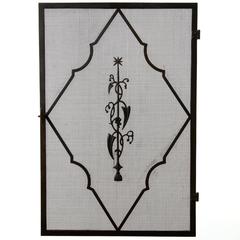Art Deco Fireplace Door / Fire Screen by Dagobert Peche, Austria, 1920s 6
