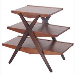 Vintage Three-Tiered Table by Paul McCobb