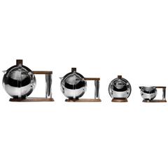 Puiforcat Sphere Tea and Coffee Set, Silver Art Deco, Jean Puiforcat, 1928 8