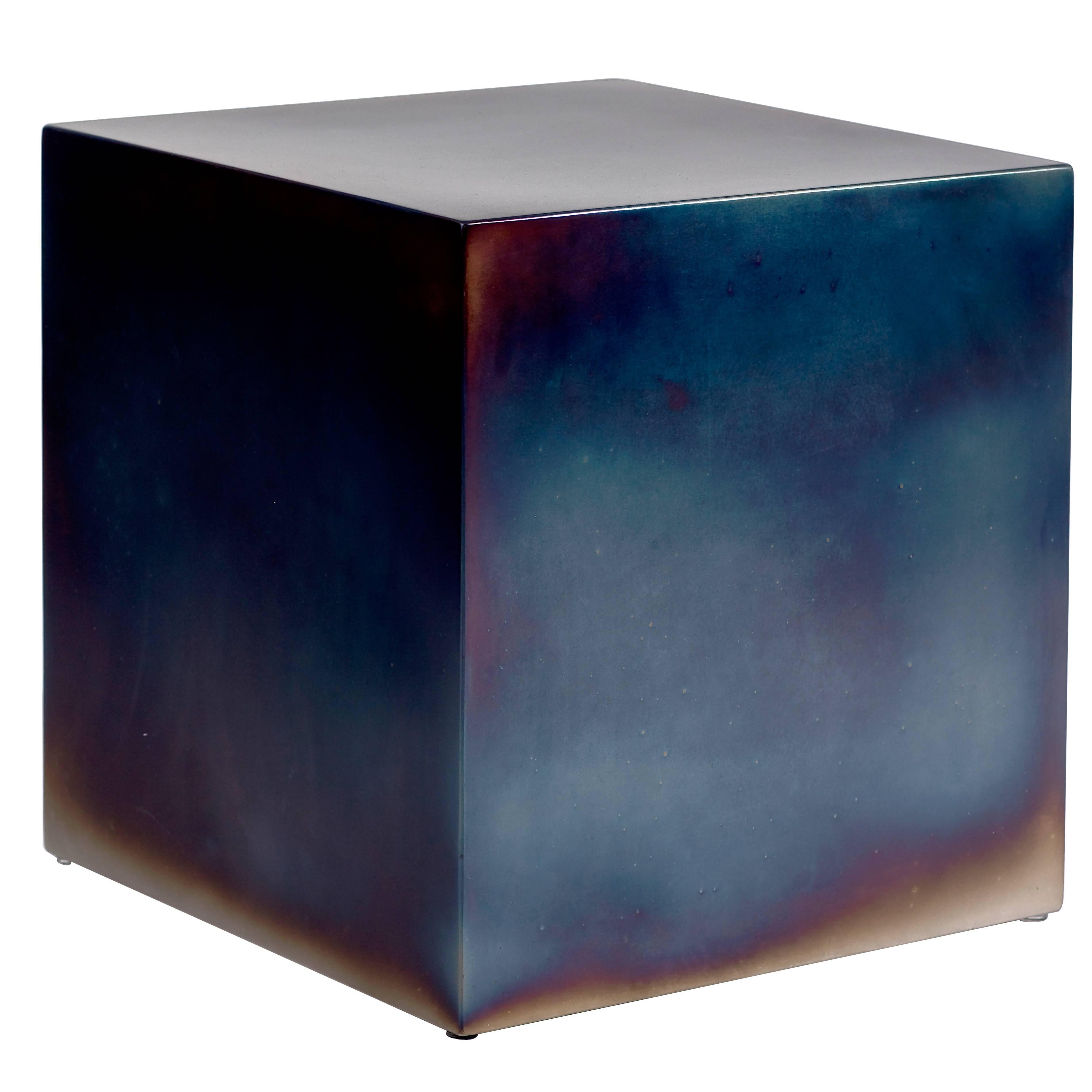 Contemporary Steel Side Table or Bedside Table by Sabine Marcelis For Sale
