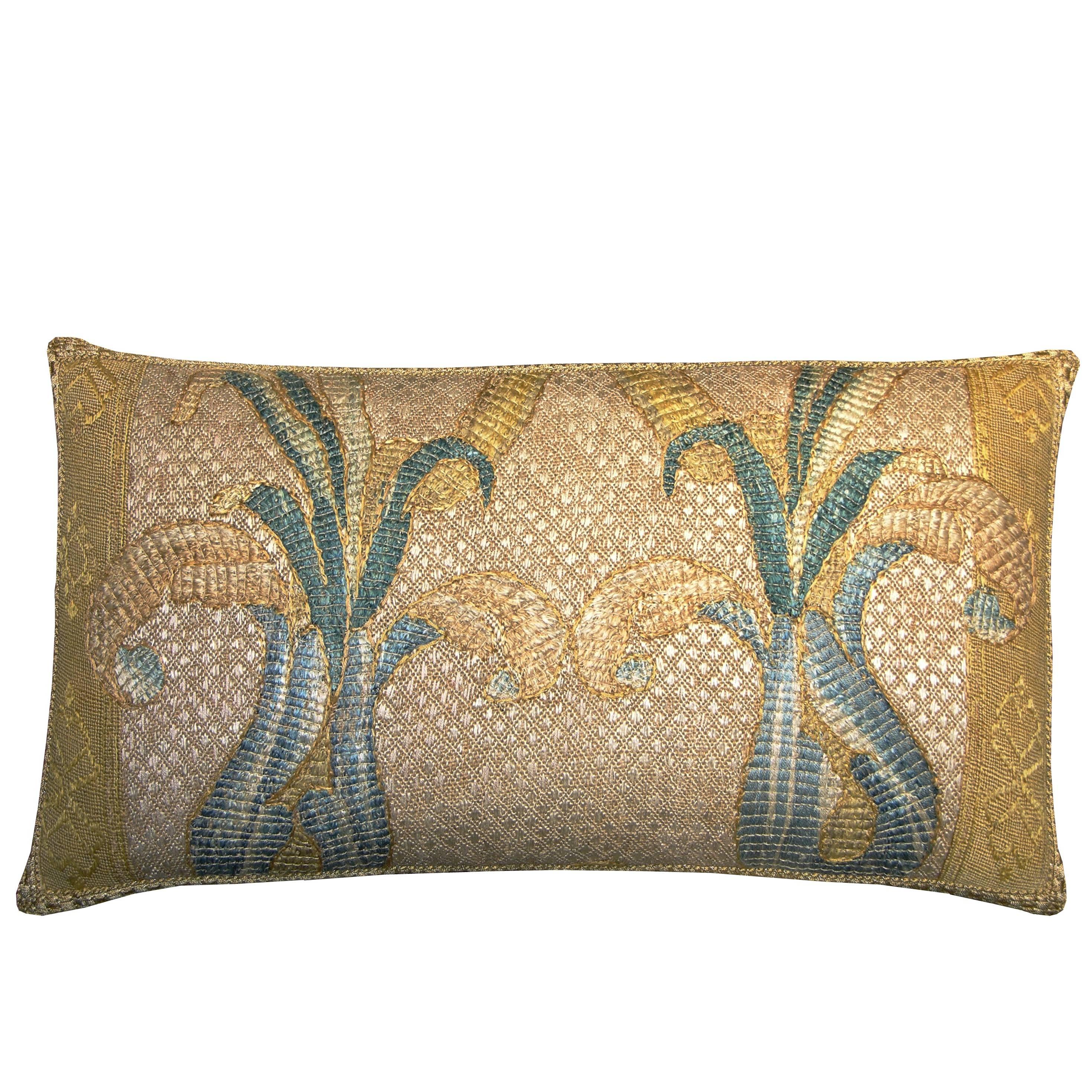 18th Century Florentine Tapestry Pillow For Sale