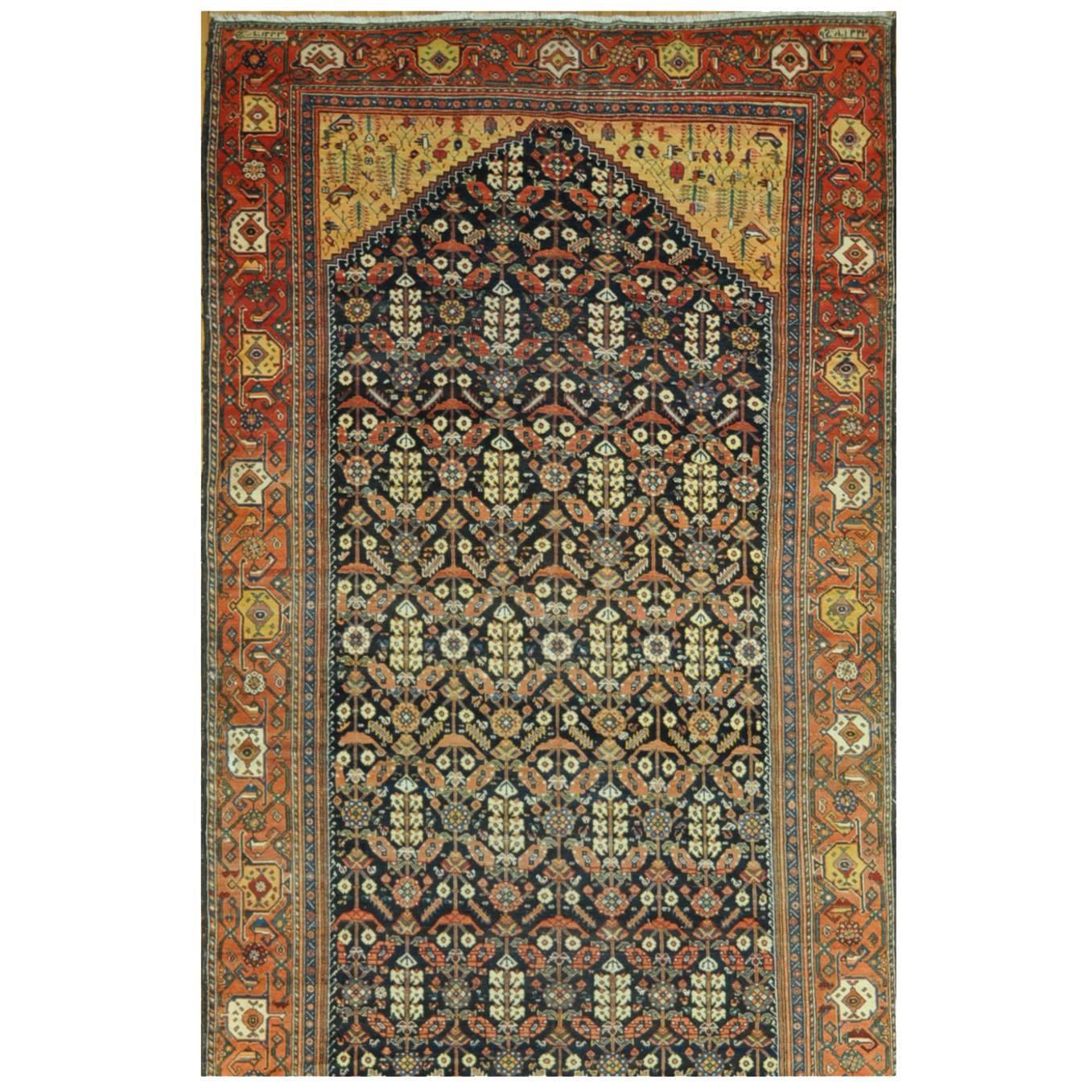 Antique Oversized Persian Bakhtiary Gallery Rug