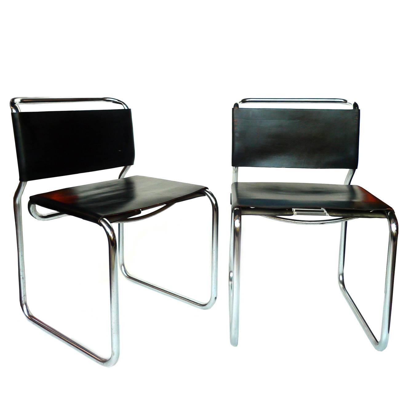 Pair of Nicos Zographos "66" Chairs
