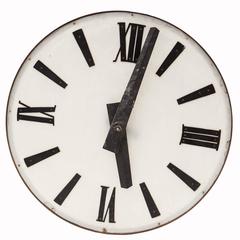 clock french xvi armchair louis church 20th century scenes behind container