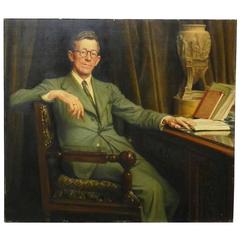 Achille De Martelaere Dit Achille Bentos "Portrait, " 1944