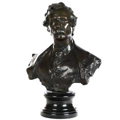 Bronze Bust of a Gentleman by Charles Henri Joseph Cordier
