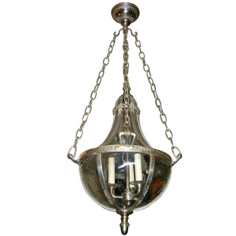 Set grande di lanterne placcate in argento in vendita