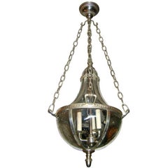 Gran juego de farolillos plateados