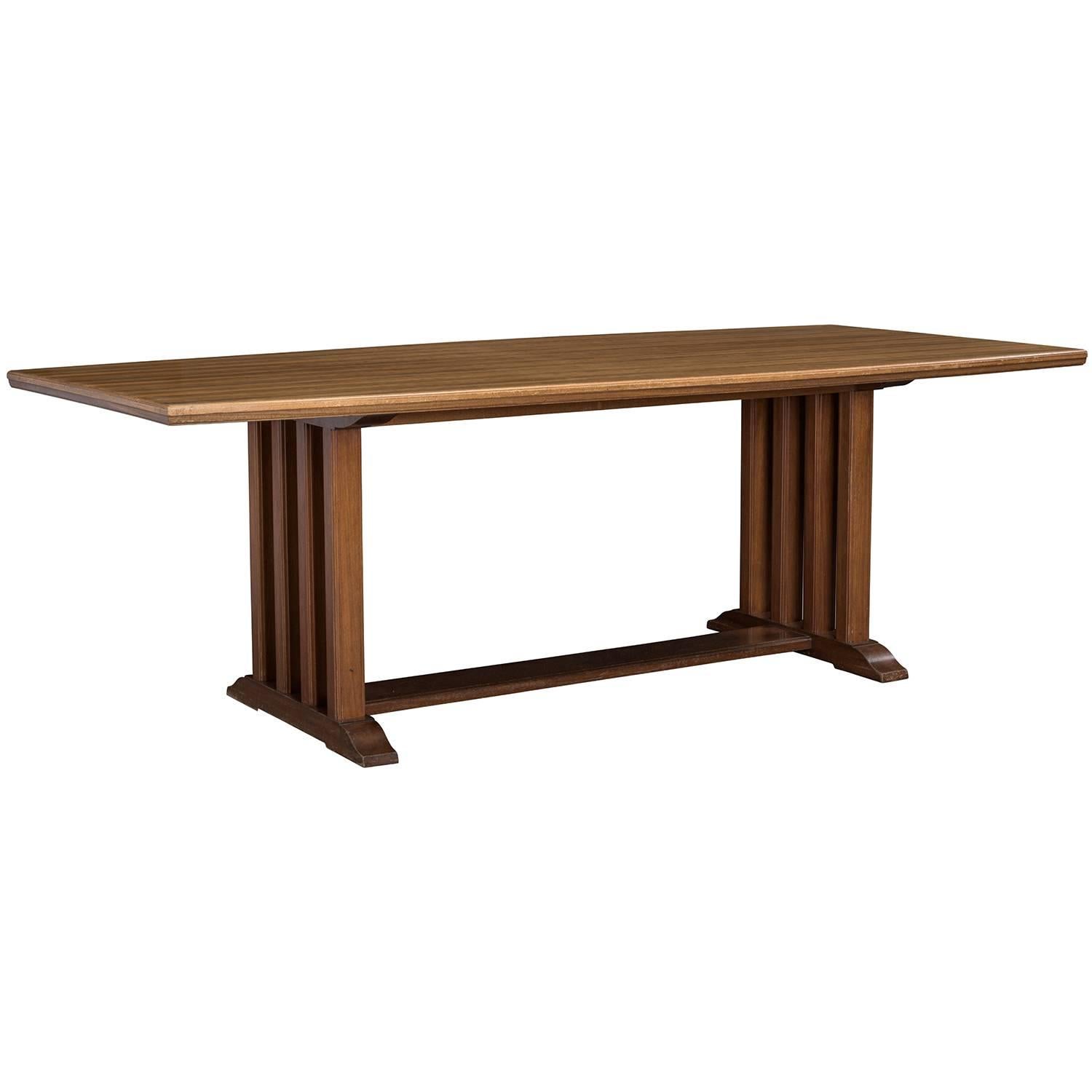 Heals Walnut Dining Table at 1stDibs