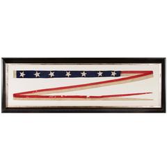 Used U.S. Navy Commissioning Pennant with 7 Stars