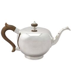 Sterling Silver Teapot, George I Style, Vintage Elizabeth II 8