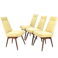 Set of Four Adrian Pearsall Dining Chairs