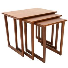 Set of Danish Teak Nesting Tables