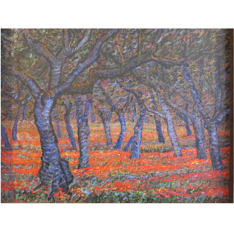 Rare Jack Ink Oil Painting at 1stDibs