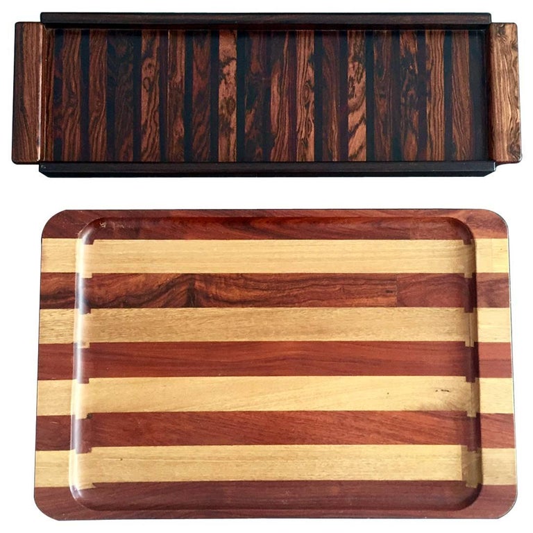 Two Tabletop Trays by Don Shoemaker at 1stDibs